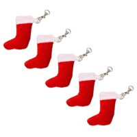HOME HEART VELVET GIFT AND TREAT BAG, BOW, CUTE FILLED CHRISTMAS STOCKING, TREE, SANTA CLAUS CAP, HEART,STAR WITH HANGING AND KEYRING FOR FESTIVAL DÉCORATION