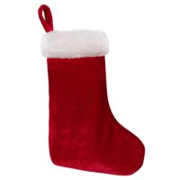 HOME HEART BEAUTIFUL VELVET 9" TALL CHRISTMAS STOCKING for FESTIVAL DÉCOR
