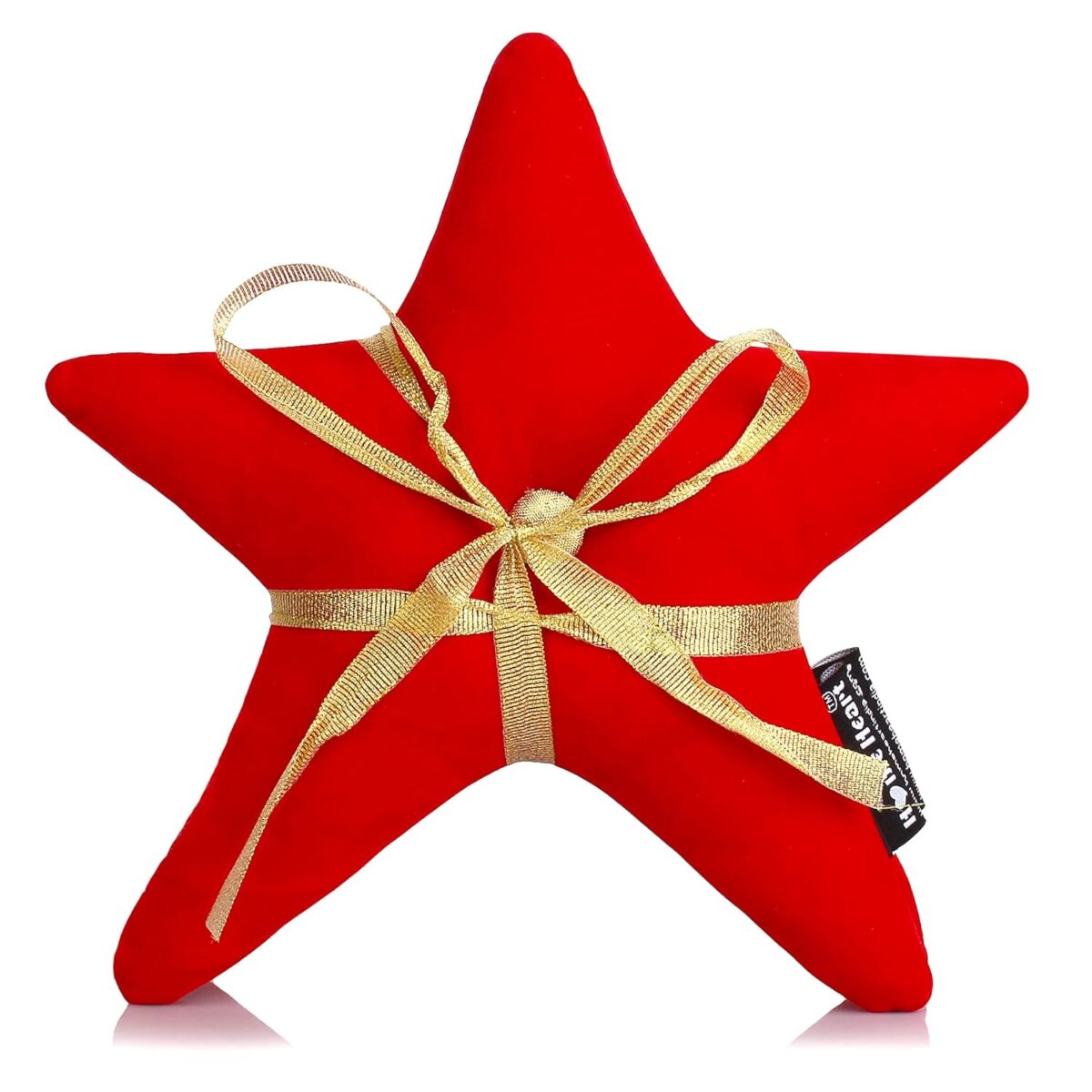 HOME HEART brands 16 inch x 16 inch Plush Red STAR stuffed Pillow Gift for Kids/Friends/Christmas/Fit for Living Room/Dining Room/Office and Sofa/Cars (STAR)