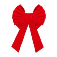 Hand Crafted RED Velvet Christmas Bow