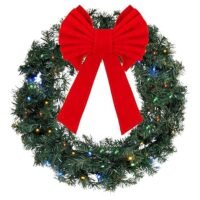 Hand Crafted RED Velvet Christmas Bow