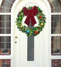 Hand Crafted DK RED Velvet Christmas Bow